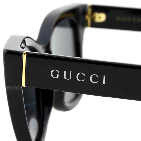 Gucci Cat Eye Ladies Black Sunglasses New With Box